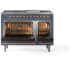 Ilve Nostalgie II Collection UP48FQNMPBGP - 48 Inch Freestanding Dual Fuel Range in Opened View