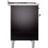 Ilve Nostalgie II Collection UP48FQNMPBKP - 48 Inch Freestanding Dual Fuel Range in Right Side View