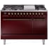 Ilve Nostalgie II Collection UP48FQNMPBUBLP - 48 Inch Freestanding Dual Fuel Range in Front View