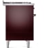 Ilve Nostalgie II Collection UP48FQNMPBUBLP - 48 Inch Freestanding Dual Fuel Range in Right Side View