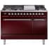 Ilve Nostalgie II Collection UP48FQNMPBUCLP - 48 Inch Freestanding Dual Fuel Range in Front View