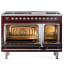 Ilve Nostalgie II Collection UP48FQNMPBUCLP - 48 Inch Freestanding Dual Fuel Range in Opened View