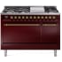 Ilve Nostalgie II Collection UP48FQNMPBUGLP - 48 Inch Freestanding Dual Fuel Range in Front View