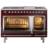 Ilve Nostalgie II Collection UP48FQNMPBUP - 48 Inch Freestanding Dual Fuel Range in Opened View