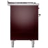 Ilve Nostalgie II Collection UP48FQNMPBUP - 48 Inch Freestanding Dual Fuel Range in Right Side View