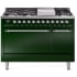 Ilve Nostalgie II Collection UP48FQNMPEGCLP - 48 Inch Freestanding Dual Fuel Range in Front View