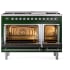 Ilve Nostalgie II Collection UP48FQNMPEGCLP - 48 Inch Freestanding Dual Fuel Range in Opened View