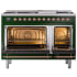 Ilve Nostalgie II Collection UP48FQNMPEGPLP - 48 Inch Freestanding Dual Fuel Range in Opened View