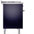 Ilve Nostalgie II Collection UP48FQNMPMBGLP - 48 Inch Freestanding Dual Fuel Range in Right Side View