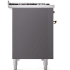 Ilve Nostalgie II Collection UP48FQNMPMGGLP - 48 Inch Freestanding Dual Fuel Range in Right Side View