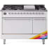 Ilve Nostalgie II Collection UP48FQNMPRACLP - 48 Inch Freestanding Dual Fuel Range in Front View