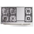 Ilve Nostalgie II Collection UP48FQNMPRAGLP - 48 Inch Freestanding Dual Fuel Range in Cooktop View