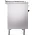 Ilve Nostalgie II Collection UP48FQNMPSSBLP - 48 Inch Freestanding Dual Fuel Range in Right Side View