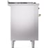 Ilve Nostalgie II Collection UP48FQNMPSSGLP - 48 Inch Freestanding Dual Fuel Range in Right Side View