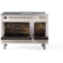 Ilve Nostalgie II Collection UP48FSNMPAWCLP - 48 Inch Freestanding Dual Fuel Range in Opened View