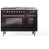 Ilve Nostalgie II Collection UP48FSNMPBKP - 48 Inch Freestanding Dual Fuel Range in Front View