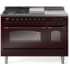Ilve Nostalgie II Collection UP48FSNMPBUBLP - 48 Inch Freestanding Dual Fuel Range in Front View