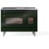 Ilve Nostalgie II Collection UP48FSNMPEGBLP - 48 Inch Freestanding Dual Fuel Range in Front View
