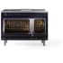 Ilve Nostalgie II Collection UP48FSNMPMBBLP - 48 Inch Freestanding Dual Fuel Range in Opened View