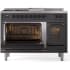 Ilve Nostalgie II Collection UP48FSNMPMGBLP - 48 Inch Freestanding Dual Fuel Range in Opened View
