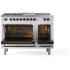 Ilve Nostalgie II Collection UP48FSNMPRABLP - 48 Inch Freestanding Dual Fuel Range in Opened View