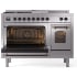 Ilve Nostalgie II Collection UP48FSNMPSSB - 48 Inch Freestanding Dual Fuel Range in Opened View