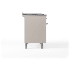 Ilve Nostalgie II Collection UP48FSQNMPAWCLP - 48 Inch Freestanding Dual Fuel Range in Right Side View