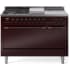 Ilve Nostalgie II Collection UP48FSQNMPBUBLP - 48 Inch Freestanding Dual Fuel Range in Front View