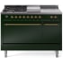 Ilve Nostalgie II Collection UP48FSQNMPEGGLP - 48 Inch Freestanding Dual Fuel Range in Front View