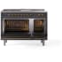 Ilve Nostalgie II Collection UP48FSQNMPMGGLP - 48 Inch Freestanding Dual Fuel Range in Opened View