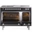 Ilve Professional Plus II UP48FSWMPBK - 48 Inch Freestanding Dual Fuel Range