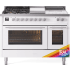Ilve Professional Plus II UP48FSWMPRALP - 48 Inch Freestanding Dual Fuel Range
