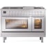 Ilve Professional Plus II UP48FWMPSS - 48 Inch Freestanding Dual Fuel Range with 8 Sealed Burners