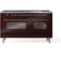 Ilve Nostalgie II Collection UP60FNMPBUG - 60 Inch Freestanding Dual Fuel Range