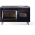 Ilve Nostalgie II Collection UP60FNMPMBBLP - 60 Inch Freestanding Dual Fuel Range
