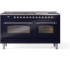 Ilve Nostalgie II Collection UP60FNMPMBC - 60 Inch Freestanding Dual Fuel Range