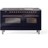 Ilve Nostalgie II Collection UP60FNMPMBPLP - 60 Inch Freestanding Dual Fuel Range
