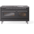 Ilve Nostalgie II Collection UP60FNMPMGC - 60 Inch Freestanding Dual Fuel Range