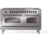 Ilve Nostalgie II Collection UP60FNMPSSBLP - 60 Inch Freestanding Dual Fuel Range