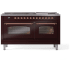 Ilve Nostalgie II Collection UP60FNMPBUP - 60 Inch Freestanding Dual Fuel Range in Front View