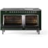 Ilve Nostalgie II Collection UP60FNMPEGCLP - 60 Inch Freestanding Dual Fuel Range in Opened View