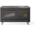 Ilve Nostalgie II Collection UP60FNMPMGGLP - 60 Inch Freestanding Dual Fuel Range in Front View