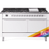 Ilve Professional Plus II UP60FQMPRALP - 60 Inch Freestanding Dual Fuel Range (Solid Door)