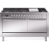 Ilve Professional Plus II UP60FQMPSS - 60 Inch Freestanding Dual Fuel Range (Solid Door)