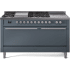 Ilve Professional Plus II UP60FSQMPBG - 60 Inch Freestanding Dual Fuel Range (Solid Door)