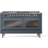 Ilve Professional Plus II UP60FSWMPBG - 60 Inch Freestanding Dual Fuel Range