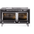 Ilve Professional Plus II UP60FSWMPBK - 60 Inch Freestanding Dual Fuel Range