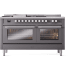 Ilve Professional Plus II UP60FSWMPMG - 60 Inch Freestanding Dual Fuel Range