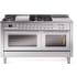 Ilve Professional Plus II UP60FSWMPSS - 60 Inch Freestanding Dual Fuel Range