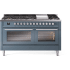 Ilve Professional Plus II UP60FWMPBGLP - 60 Inch Freestanding Dual Fuel Range